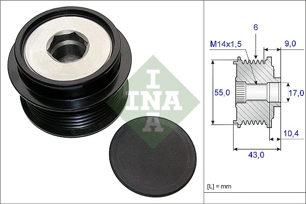 Alternator Freewheel Clutch